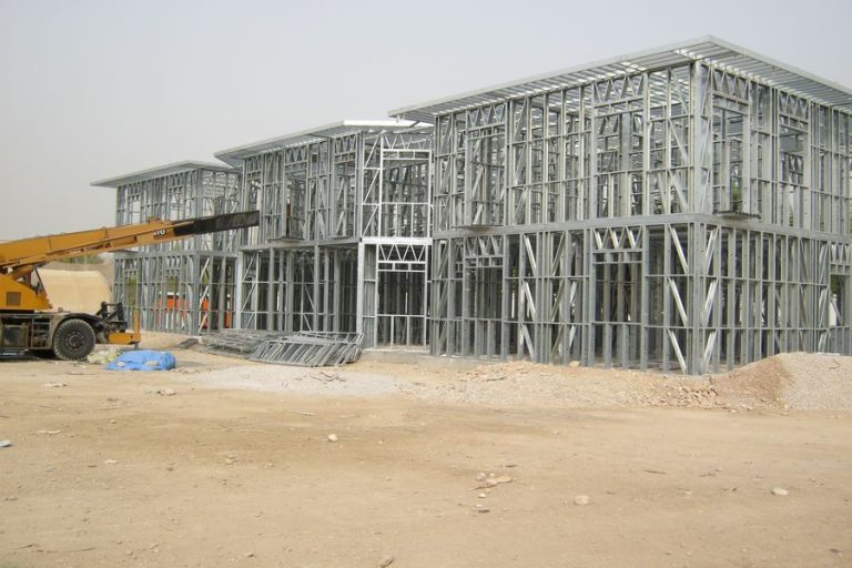 پروژه ساختمان دو طبقه اداری واحد عملیات خشکی ۳